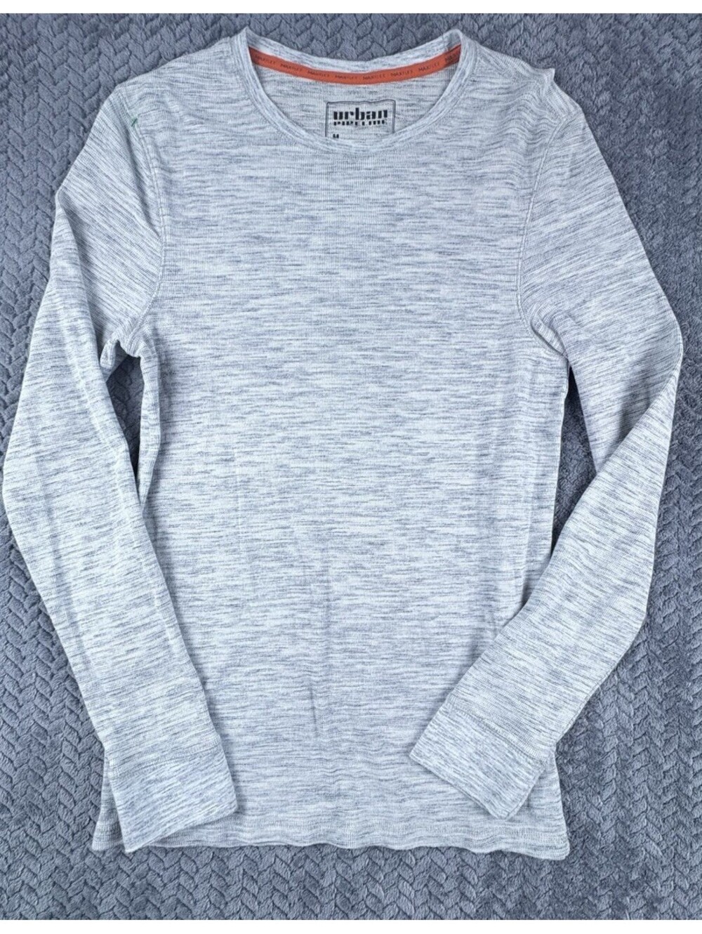 Urban Pipeline Thermal Shirt Mens Size Medium Gray Cotton Blend (0147)